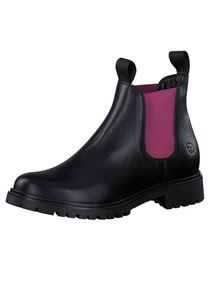 Tamaris Buty Blk Lea.-fuxia, 112507041052