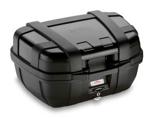 GiVi Trekker 52 - Monokey Koffer schwarz mit Alu Cover schwarz / Max Zuladung 10 kg