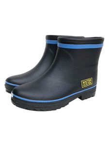 Frauen Outdoor Regen Stiefel Arbeit Warm Gefüttert Garten Schuhe Atmungsaktiv Blau Schwarz,Größe:EU37