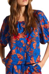 Brixton Mercado Leinen Damenbluse in floral S