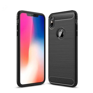 Apple iPhone Xs Max Handy Hülle Cover Case Schutzhülle Carbonfarben