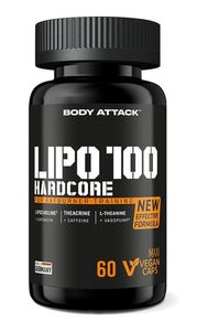 Body Attack Lipo 100 Hardcore – 60 Maxi-Kapseln
