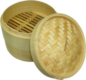Bambusdämpfer Ø 20cm 3-teiliges Set / Dämpfer / Bambus Steamer / Dämpfaufsatz
