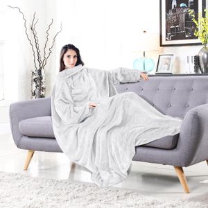 Freetoo Wohndecke Tragbare Kuscheldecke mit Ärmeln, Extra Weich TV Decke, Ärmeldecke, Lounge-Decke, Tragbar Ganzkörperdecke mit Ärmel Freetoo Wohndecke Tragbare Kuscheldecke mit Ärmeln, Extra Weich TV Decke, Ärmeldecke, Lounge-Decke, Tragbar Ganzkörperdecke mit Ärmel