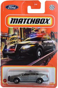 Matchbox Ford Police Interceptor, [Gray] 95/100 grau