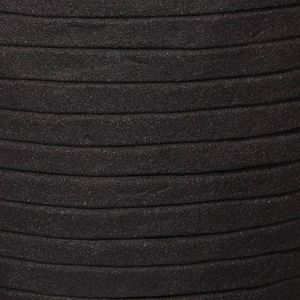 Capi Blumenkübel Nature Row Elegant Niedrig 36x47 cm Schwarz KBLRO782