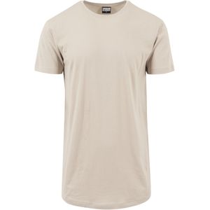 Urban Classics - TB638 Shaped Long Tee sand Herren T-Shirt Größe XL