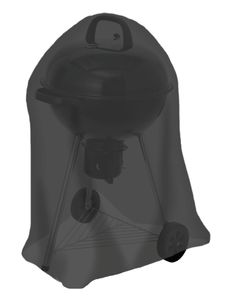 Tepro-Grillschutzhülle-Universal Abdeckhaube - für Kugelgrill klein, schwarz; 8102