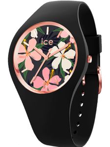 Ice-Watch 020510 ICE flower China Rose small Uhr Damenuhr schwarz