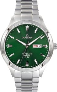 Dugena 4460983 Herren-Armbanduhr, Edelstahl-Gehäuse, Metall-Armband