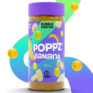 POPPZ Popping Boba - Fruchtperlen für Bubble Tea - Fruchtige Tapioka Perlen von Bubble Mania | 450 G - Banane