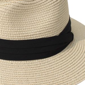 Handgefertigter Panama-Hut mit breiter Krempe, Atmungsaktiv, Verstellbar, Perfekt für Sommer und Strand