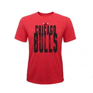 Outerstuff Solar Flair Kurzarm Tri-Blend NBA Junior T-Shirt, Chicago Bulls - NBA Größe: S, 8 Jahre