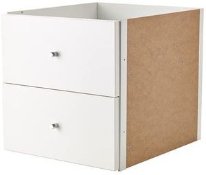 Ikea KALLAX Einsatz mit 2 Schubladen weiß
