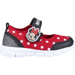 Ballerina-Pantoffel für Mädchen Minnie Mouse Rot Fußgröße: 27