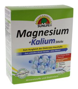 Sunlife Magnesium + Kalium Sticks (20 St.)