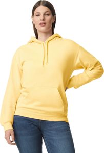 Gildan - "Softstyle" Kapuzenpullover Mittelschwer für Herren/Damen Uni BC5193 (M) (Gelber Dunst)