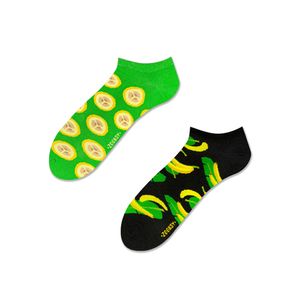 Kurze Damensocken "Banana" Größe 36-40 bunte Socken mit lustigem Muster