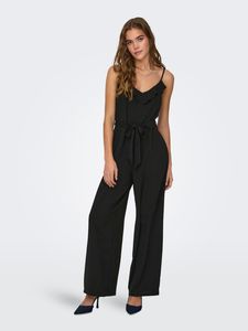 Jumpsuit Gürtel Taille Rüschen Schmale Träger | L