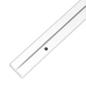 Gardinenschiene 1 Lauf ( 90 cm), Vorhangschiene für Schiebevorhang oder Kräuselband Gardinen