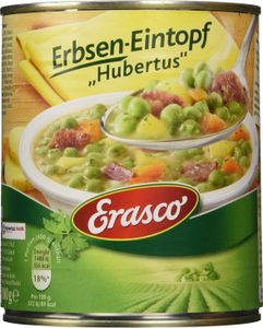 Erasco Erbsen-Eintopf "Hubertus" 800g Fertigessen (1er Pack)