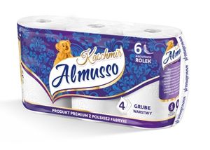 Almusso Kaschmir Toilettenpapier, 6 Rollen