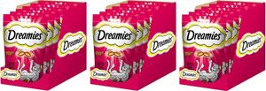 DREAMIES Klassiker eine Delikatesse für eine Katze Katzensnacks mit leckerem Rindfleisch 18 x 60g (1080 g)