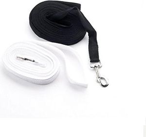 Hy Pferde-Longe aus Baumwolle BZ182 (762 cm) (Schwarz)
