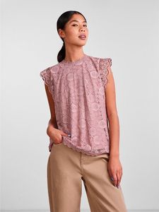 Pieces Olline Lace ärmellose Bluse Rosa S Frau Rosa S Pieces Olline Lace ärmellose Bluse Rosa S Frau Rosa S