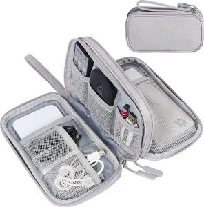 Kabeltasche, Universal-Organizer für Elektronik, Zubehör, A0564 Grau