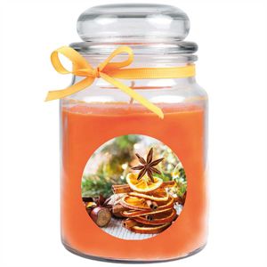 HS Candle "Weihnachten" Duftkerze im Bonbonglas - viele Motive zur Auswahl, Ideale Weihnachtsdeko zur Adventszeit