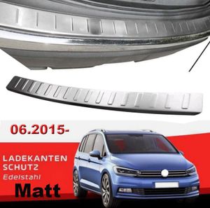Ladekantenschutz Edelstahl MATT gebürstet Stoßstangen Schutz für VW Touran 4 5T1 ab 2015-