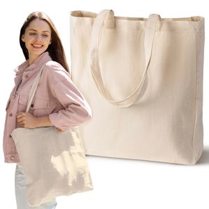 Baumwolltasche, Bio-Tasche für die Stadt / Einkaufen, DURABLE wiederverwendbare Tasche 38x42cm