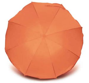 Heitmann Premium Sonnenschirm UV Schutz 50+ orange