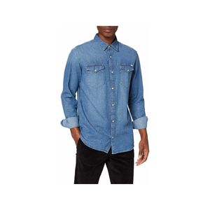 Pánská košile JJESHERIDAN Slim Fit 12138115 Medium Blue Denim, XL