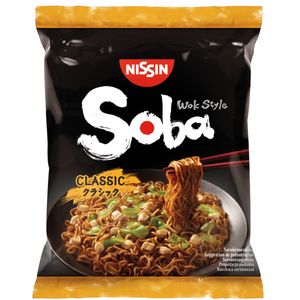 Nissin Bag Noodles Soba Classic Wok Style Instant Nudelgericht 109g