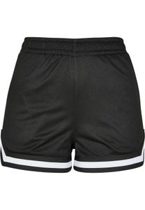 Dámské kalhoty Urban Classics Ladies Stripes Mesh Hot Pants black - 4XL