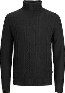 Jack & Jones Pullover Craig mit Rollkragen und Zopfmuster