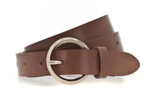 Vanzetti Leder Gürtel Taillengürtel 25mm Leather Belt W110 Baileys braun