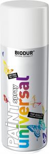 Biodur | Sprühlack - Reines Weiß (RAL 9010) - 400ml, Sprühfarbe, Lackspray, Universal - Betonfarbe, Sprühlacke für Holz, Metall, Glas