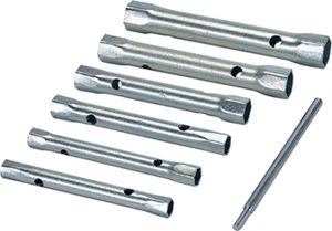 Silverline - Metrische Rohrsteckschlüssel, 6-tlg. Satz