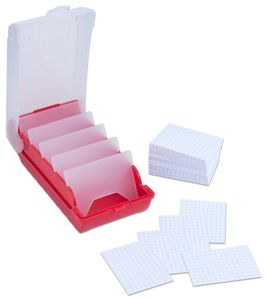 Betzold - Karteikasten, DIN A8 - Lernkarteikasten Karteibox Vokabeln Lernkarteien