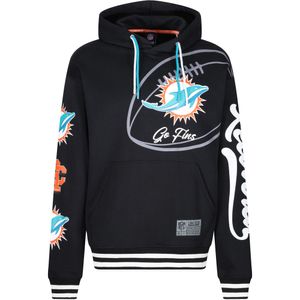 Recovered - Hooded Sweatshirt - NFL - Miami Dolphins 'Go Fins' Black XXL