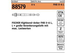 fischer Highbond kotva FHB II-A L M16x160/60 R, 097627