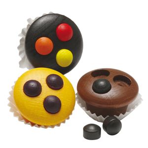 Erzi Muffins, Spielzeug-Muffins, Holz-Muffins, Kaufladenzubehör