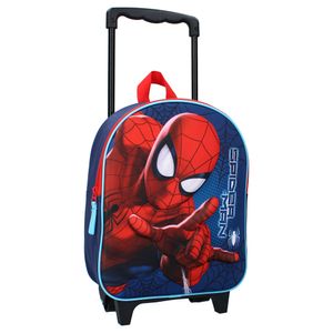 Chlapčenský cestovný 3D batoh na kolieskach Spiderman - MARVEL
