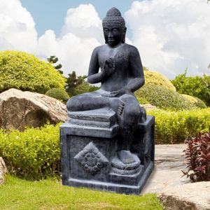 Bengalúru Budha Steinfigur Vitarka Mudra 150 cm