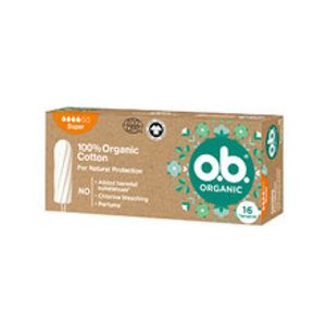 O.B.Organic Tampony Super - 100% Baumwolle 1op.16szt