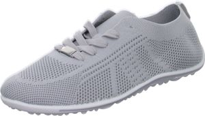 Alyssa Damen-Schnürhalbschuh-Barfußschuh Grau, Farbe:grau, EU Größe:41