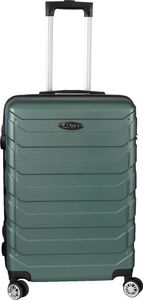 Koffer Trolley Reisekoffer Hartschalenkoffer ABS Grün 44x27x64cm 4 Rollen